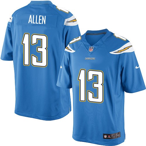 Youth Elite Keenan Allen Nike Jersey Electric Blue Alternate - #13 NFL Los Angeles Chargers